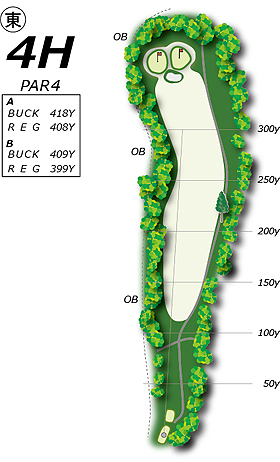 Hole4コース図