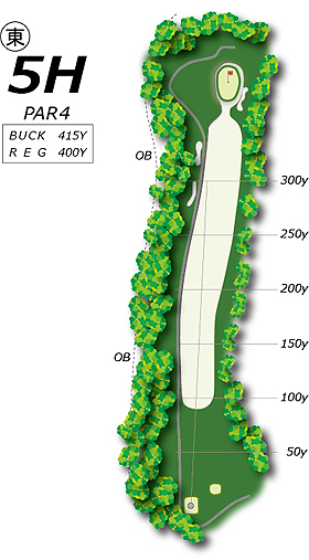 Hole5コース図