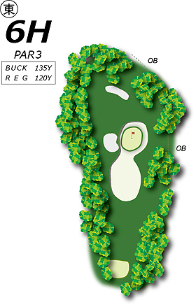 Hole6コース図