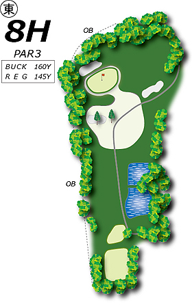 Hole8コース図