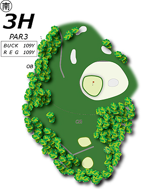 Hole3コース図