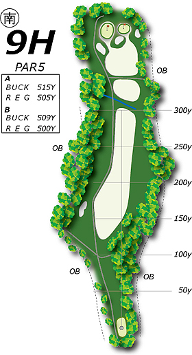 Hole9コース図