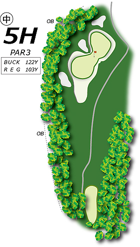 Hole5コース図