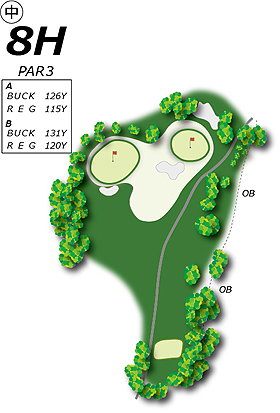 Hole8コース図