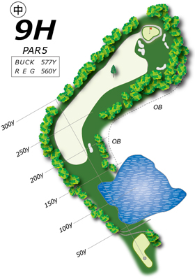 Hole9コース図